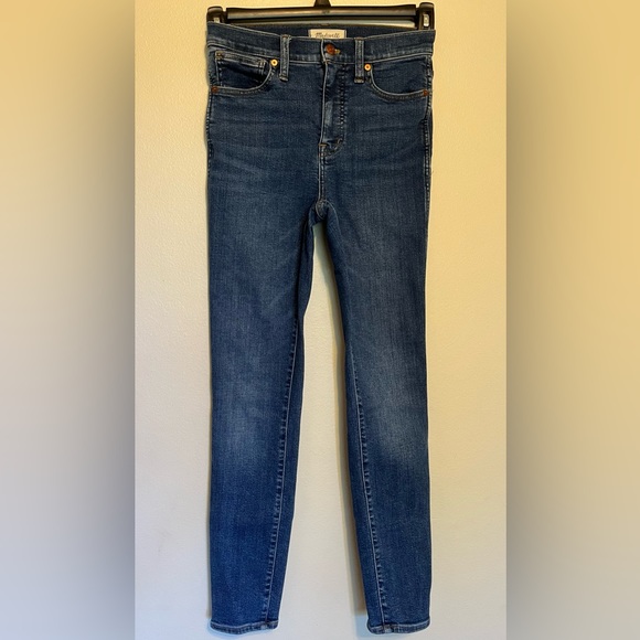 Madewell skinny jean size 25 high rise 10” medium wash